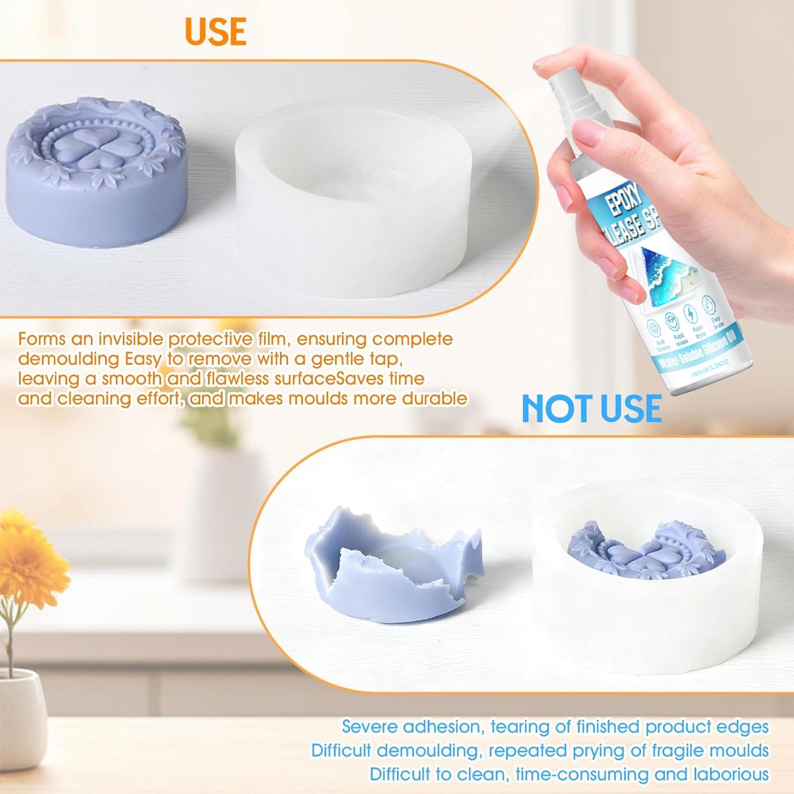 สเปรย์ซิลิโคนสำหรับปลดแม่พิมพ์ - Soap Making Store บทวิจารณ์และราคา