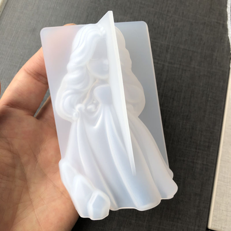 3D น่ารักเจ้าหญิงซิลิโคนเทียนแ - Soap Making Store บทวิจารณ์และราคา