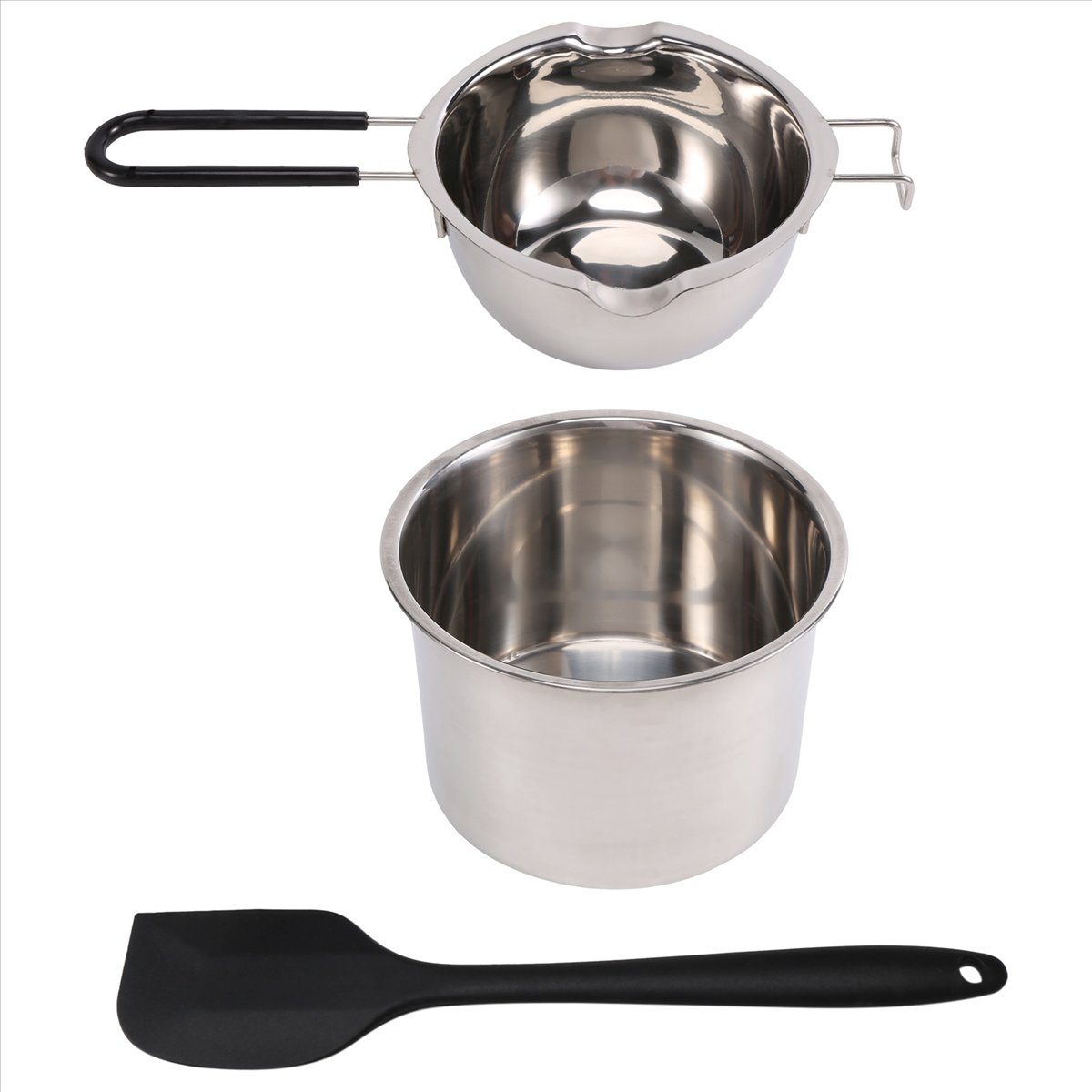ชุดหม้อต้มสองชั้น ABLQ สแตนเลส - Soap Making Double Boiler บทวิจารณ์และราคา