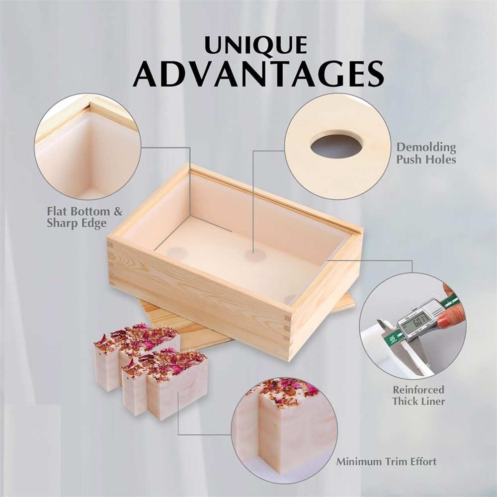 แม่พิมพ์สบู่ขนาดใหญ่สี่เหลี่ยม - Soap Making Store บทวิจารณ์และราคา