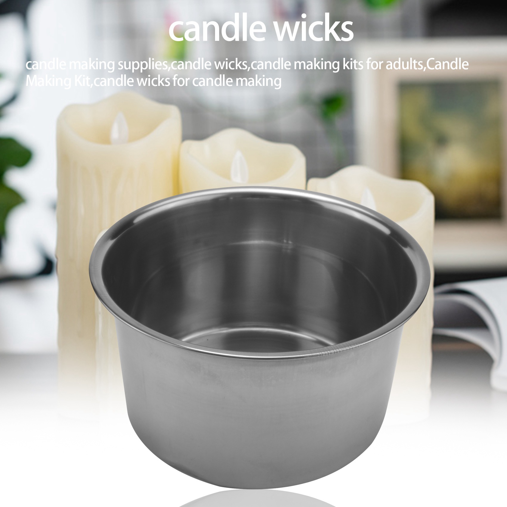 AB34-4 ชุดสแตนเลสสตีลหม้อต้มคู - Soap Making Double Boiler บทวิจารณ์และราคา