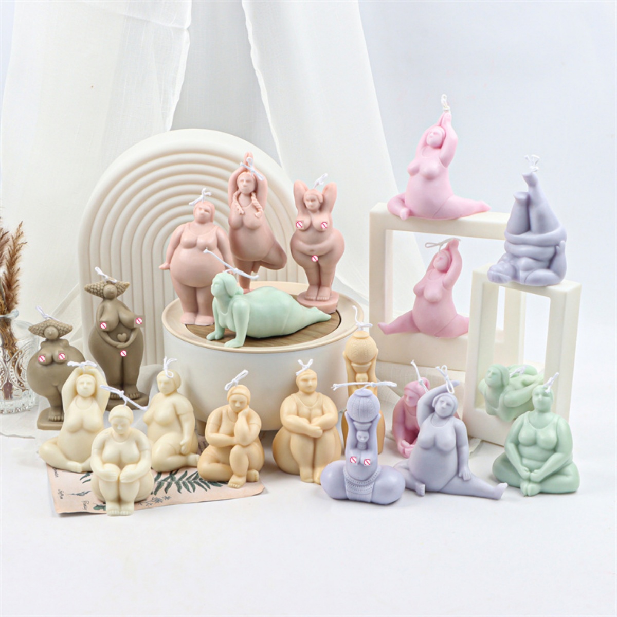 3D Lady Body เทียนแม่พิมพ์โยคะ - Soap Making Home บทวิจารณ์และราคา