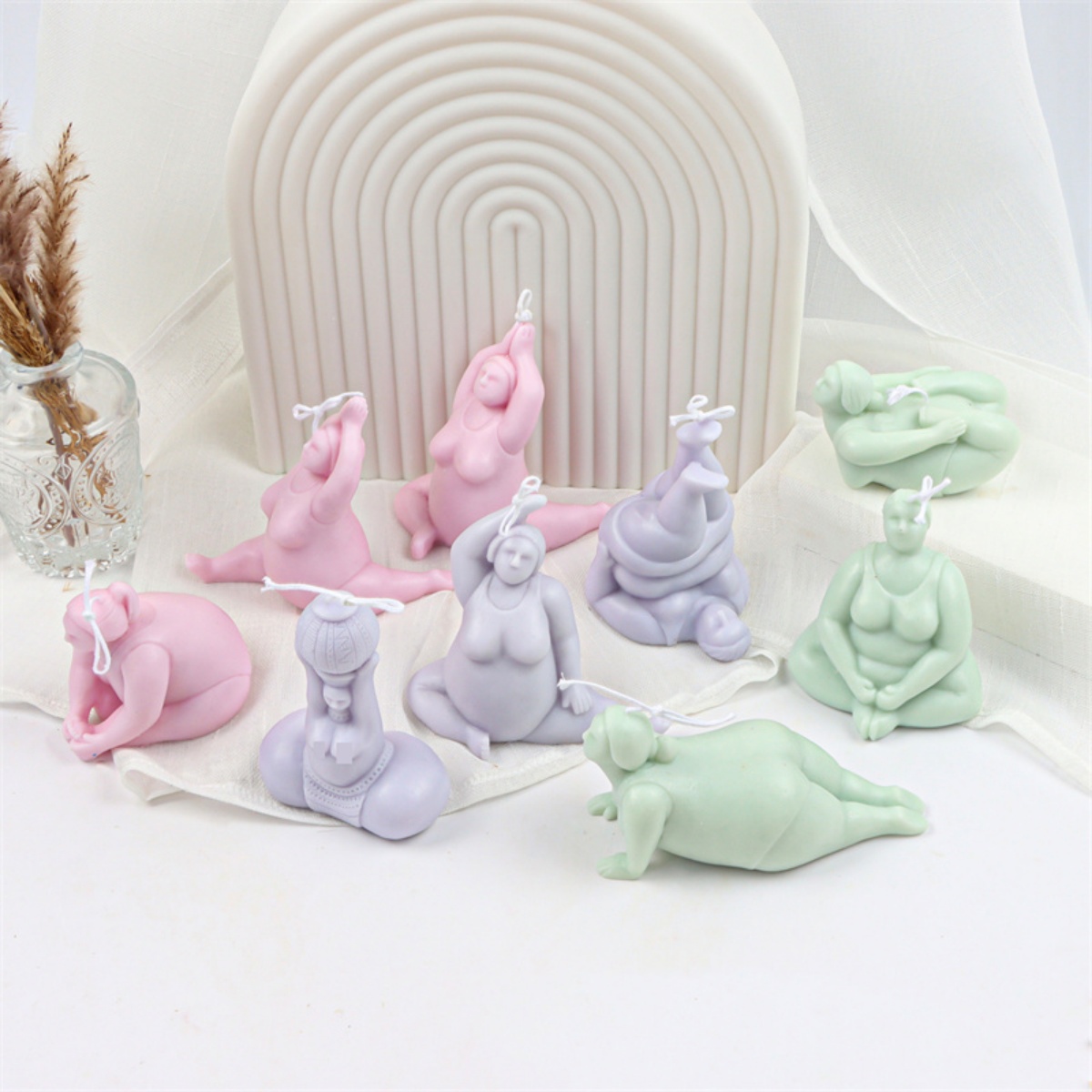 3D Lady Body เทียนแม่พิมพ์โยคะ - Soap Making Home บทวิจารณ์และราคา