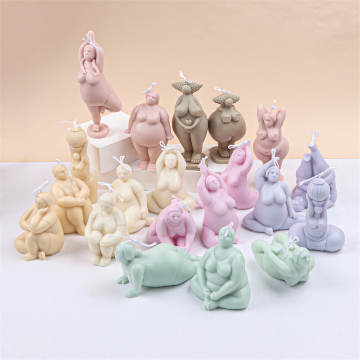 3D Lady Body เทียนแม่พิมพ์โยคะ - Soap Making Home บทวิจารณ์และราคา