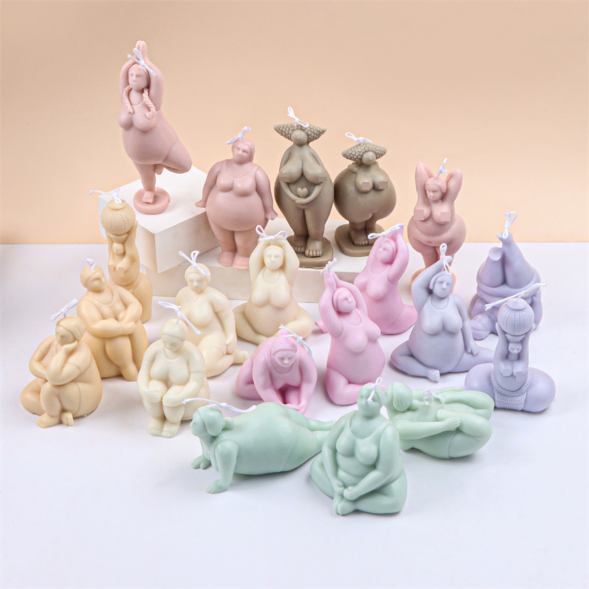 3D Lady Body เทียนแม่พิมพ์โยคะ - Soap Making Home บทวิจารณ์และราคา
