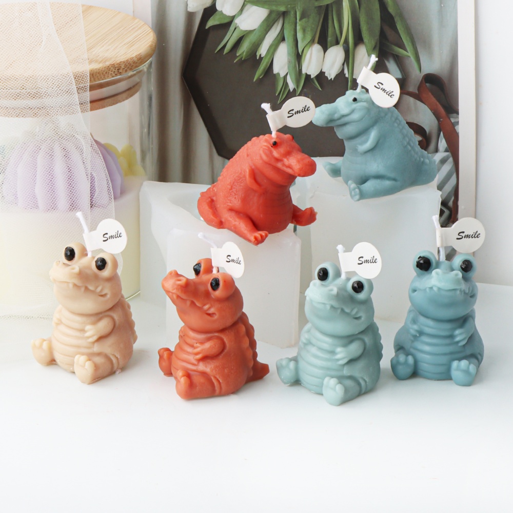 3D น่ารักจระเข้เทียนแม่พิมพ์ซิ - Soap Making Home บทวิจารณ์และราคา