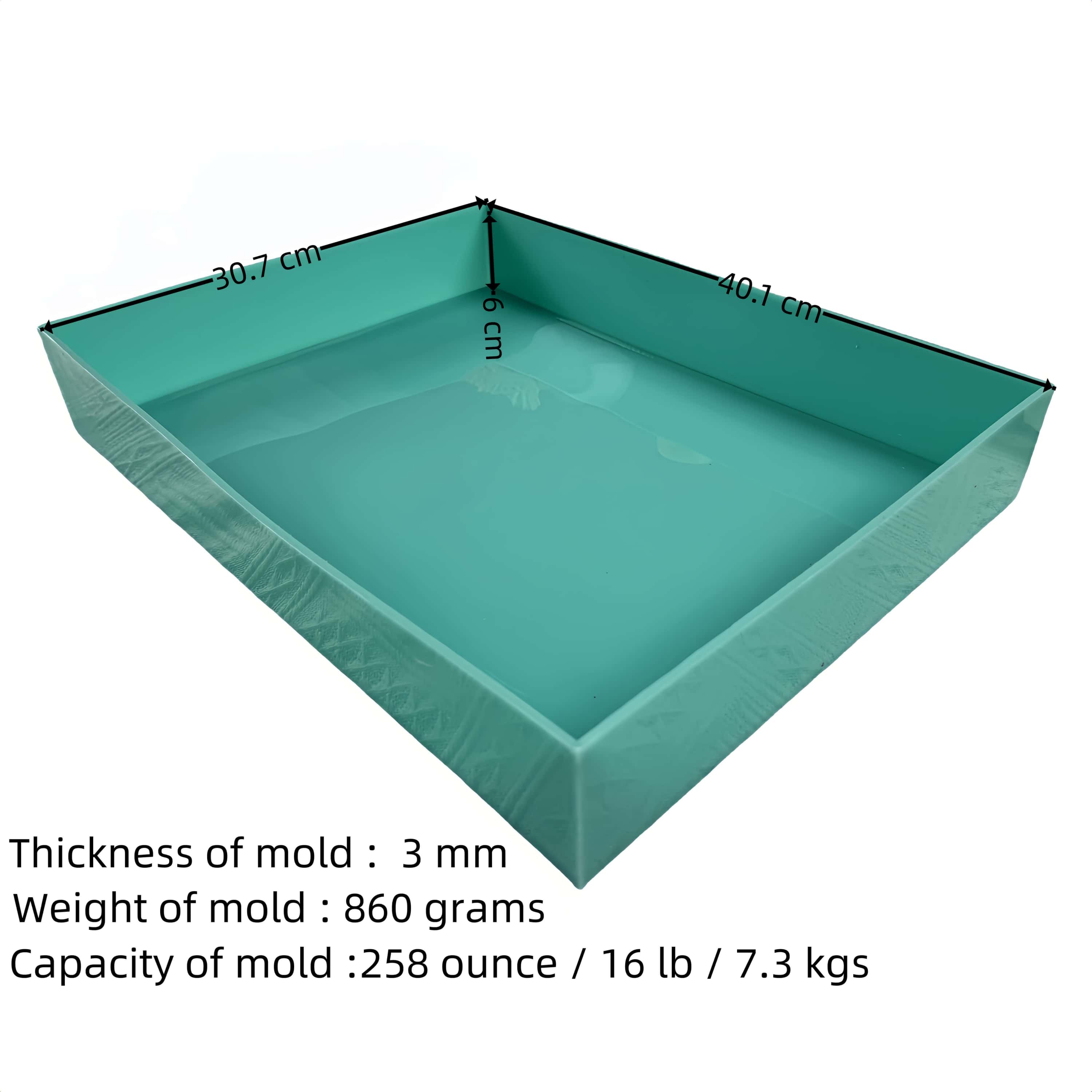 258 ออนซ์ซิลิโคน Slab แม่พิมพ์ - Soap Making Home บทวิจารณ์และราคา