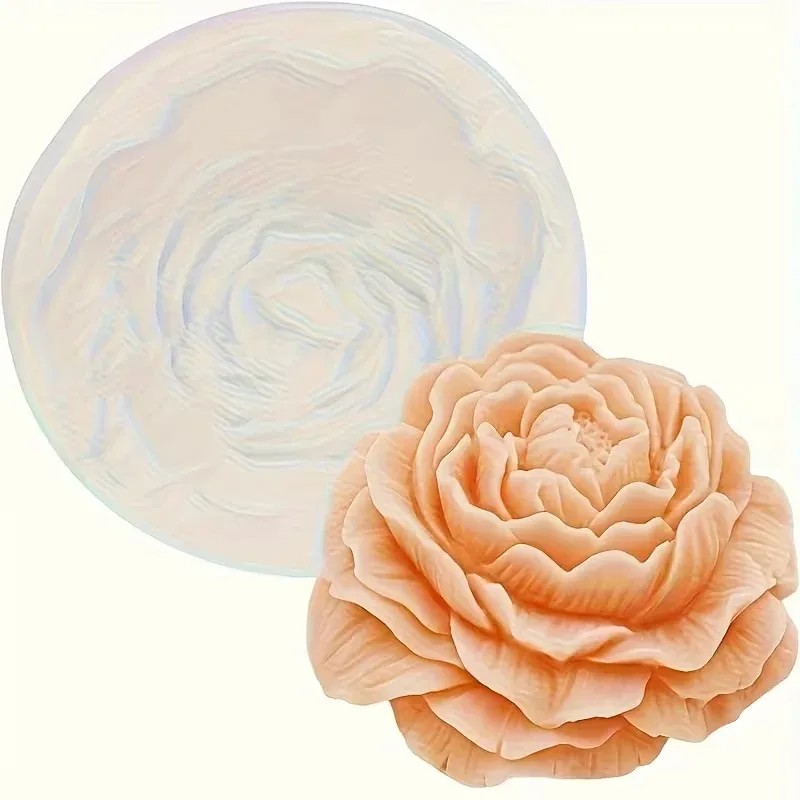 แม่พิมพ์เทียนรูปดอกโบตั๋นขนาดใ - Soap Making Gel บทวิจารณ์และราคา