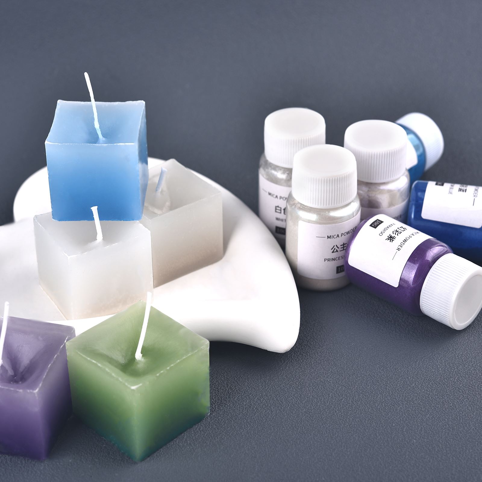 10กรัมผงสีประกายมุกผงเรซินสีย้ - Soap Making Accessories บทวิจารณ์และราคา