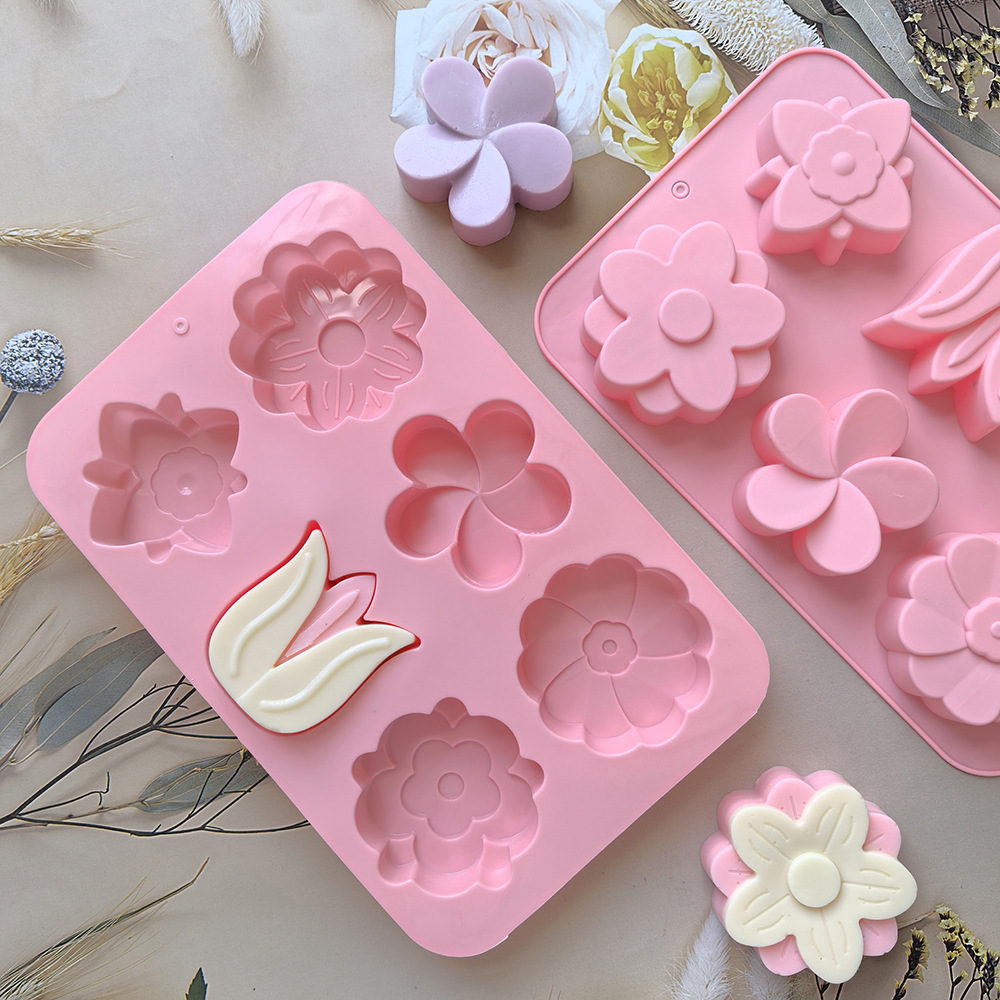 แม่พิมพ์ซิลิโคนรูปดอกไม้ แม่พิ - Soap Making Store บทวิจารณ์และราคา