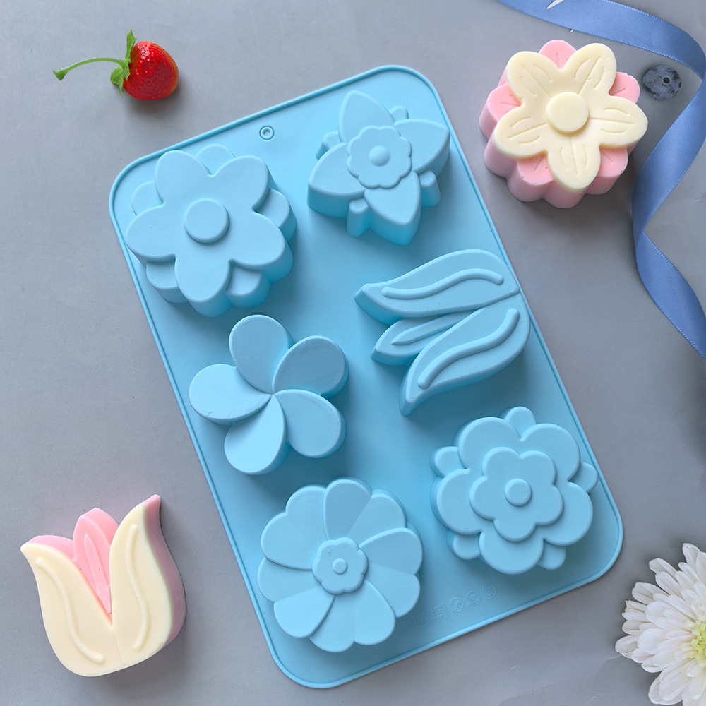 แม่พิมพ์ซิลิโคนรูปดอกไม้ แม่พิ - Soap Making Store บทวิจารณ์และราคา